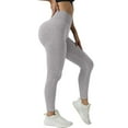 thumbnail image 1 of iHPH7 Butt Lifting Leggings Womens Leggings Womens Leggings High Waisted Leggings for Women Tummy Control Compression Leggings for Women Yoga Outfits for Women Tummy Control Yoga Pants Light Gray M, 1 of 5