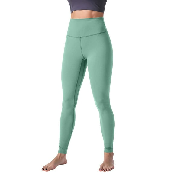 iHPH7 Butt Lifting Leggings Yoga Outfits for Women Womens Leggings High Waisted Tummy Control Yoga Pants Running Leggings for Women High Waisted Leggings for Women Soft Leggings for Women Green L