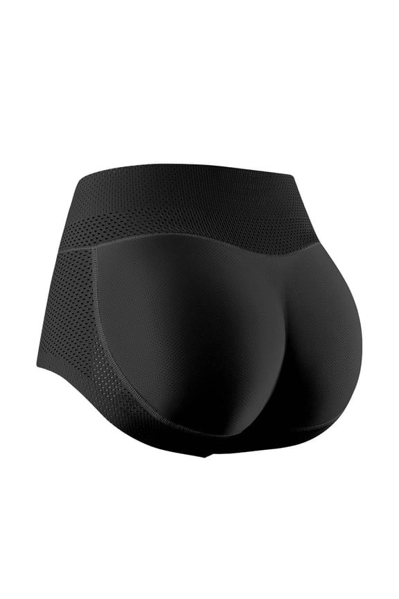 Butt Lifting Panties, Padded Underwear for Women, Butt Enhancer Underwear Women, Seamless Underwear for Women, Briefs for Women, Black XL