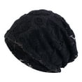 thumbnail image 1 of iHPH7 Cancer Head Wraps for Women Head Scarf for Women's Hair Head Coverings for Women Head Coverings for Women Chemo Head Covers for Chemo Patients, Black One Size, 1 of 3
