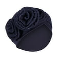 thumbnail image 1 of iHPH7 Cancer Headwear for Women Head Wrap Scarf African Turbans for Women African Head Wraps Turban Head Wraps for Women, Navy One Size, 1 of 5