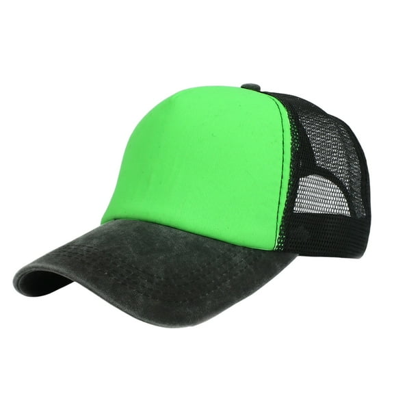 iHPH7 Cap for Women Embroidered Hats Mens Birthday Gifts Embroidered Trucker Hat Camo Hat, Green One Size