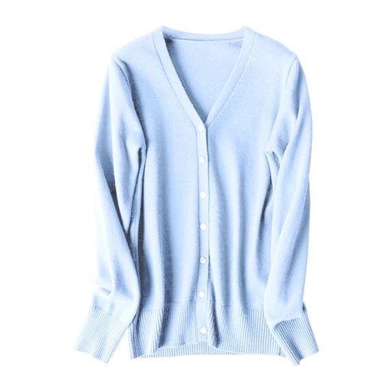 iHPH7 Cardigan Sweaters for Women Lightweight Women Fall Clothes Thin Cardigans for Women Lightweight Travel Cardigan Fall Outfits for Women Fall Cardigans for Women Sky Blue XXL