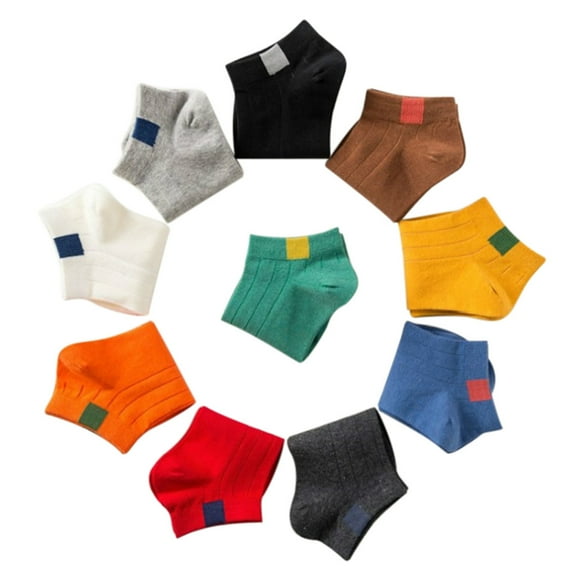 iHPH7 Casual Socks for Women Cotton Socks for Women Workout Socks Women Socks Ankle Low Cut Socks Women Athletic Socks Women Ladies Socks B One Size