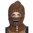 thumbnail image 1 of iHPH7 Christmas Gifts Winter Scarf Scarves for Women Hooded Scarf for Women Neck Warmer Hat with Scarf Attached Hat and Scarf Set for Women Khaki One Size, 1 of 4