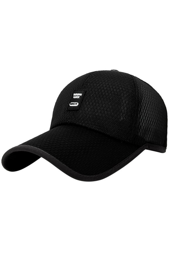 Cool Hats for Men Camo Hat Summer Hats for Women Snapback Hat Beach Hat, Black One Size