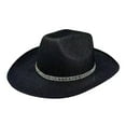 thumbnail image 1 of iHPH7 Cowgirl Accessories Cowboy Hats for Women Western Accessories for Women Cowgirl Hat Sun Hats for Women, Black One Size, 1 of 3