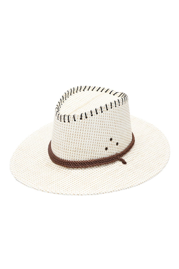 Cowgirl Accessories for Women Western Hats for Women Straw Cowboy Hats for Women Cowboy Hat with String Cowboy Hats for Women, White One Size