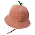 thumbnail image 1 of iHPH7 Cute Hats Summer Bucket Hat Kids Wide Brim Sun Hat Bucket Hats for Kids Girls Hats for Kids Ages 4-8, Pink One Size, 1 of 3