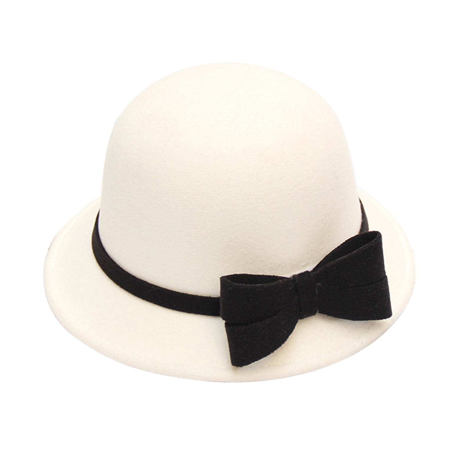 Ihph7 Derby Hats for Women Dress Hats for Women Fancy Hats for Women Church Hats for Women 1950s Accessories for Women, White A