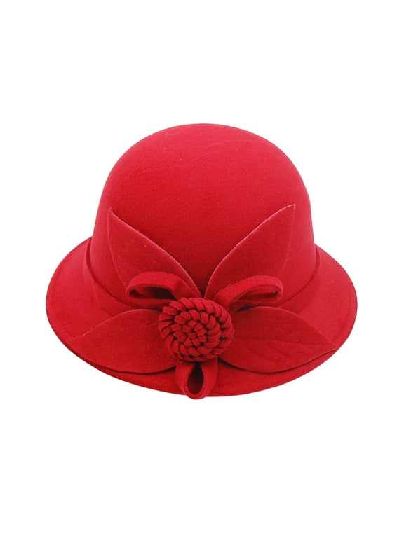 Derby Hats for Women Felt Hat 1920s Hat Bucket Hats for Woman Funeral Hats for Women, I M