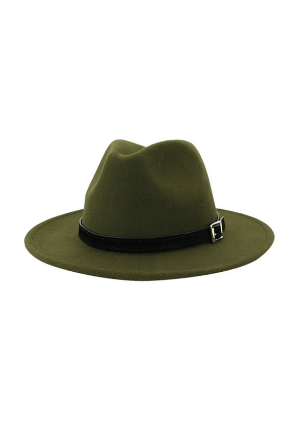 Dress Hats for Men Fedora Hats for Men Fedora Hats for Women Panama Fedora Hats for Men Panama Hat, Army Green One Size