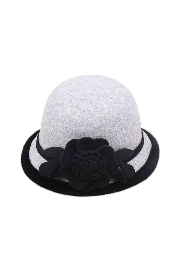 Dress Hats for Women 1950s Accessories for Women Funeral Hats for Women Winter Hats for Women Fancy Hats for Women, Gray 1 M