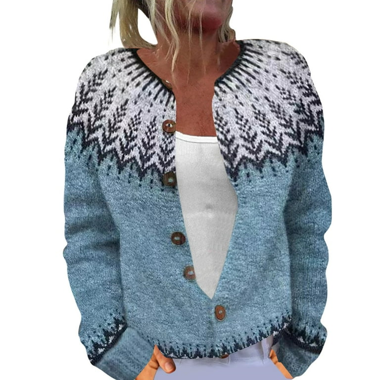 Travel Sweater Best Womens Cardigan IHPH7 Fair Isle Sweater Women