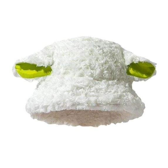 iHPH7 Faux Fur Hat Womens Winter Hat Bucket Hat Wide Brim Furry Hat Casual Hats for Women, White A