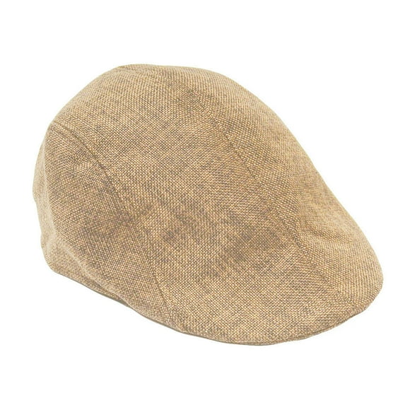 iHPH7 Flat Cap Cabbie Hats for Men Newsboy Cap for Men Newsboy Hats for Women Paperboy Hat, Khaki One Size