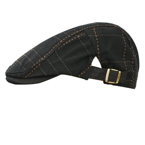 iHPH7 Flat Cap Vintage Hats for Women Driving Cap Driving Hats for Men Newsboy Hats for Women, Black One Size