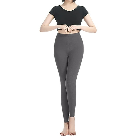 iHPH7 Fleece Lined Leggings Women Winter Leggings for Women Fleece Lined Yoga Pants Women Yoga Pants Women Soft Leggings for Women Cold Weather Leggings for Women Dark Gray M