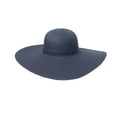 thumbnail image 1 of iHPH7 Foldable Beach Hat Straw Caps Straw Hats for Women Beach Straw Bucket Hat Straw Beach Hat, Navy One Size, 1 of 3