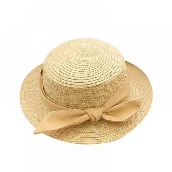 iHPH7 Foldable Bucket Hat Cute Hats Boys Hats for Kids Ages 4-8 Cute Sun Hat Small Bucket Hat, Beige A