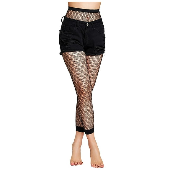 iHPH7 Footless Fishnets Pantyhose for Women Footless Tights Nylon Stockings for Women Fishnet Stockings for Women Fishnet Tights Panty Hose E A