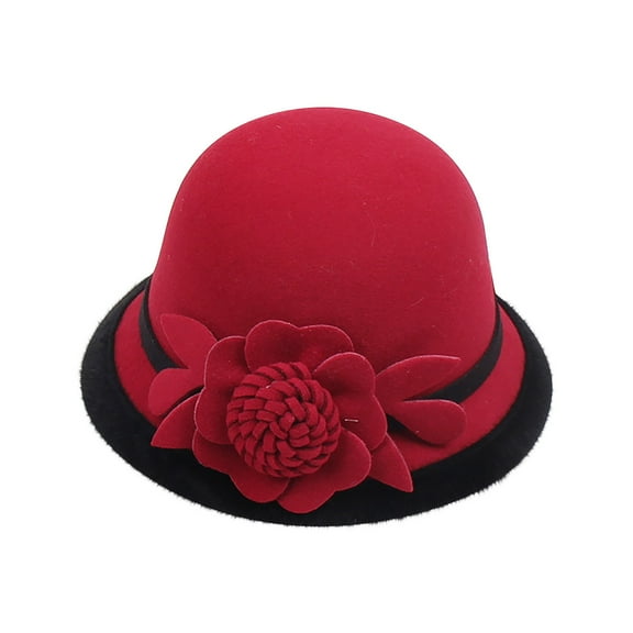 iHPH7 Funeral Hats for Women Bucket Hats for Woman 1920s Hat Fancy Hats for Women Chemo Headwear for Women, A M