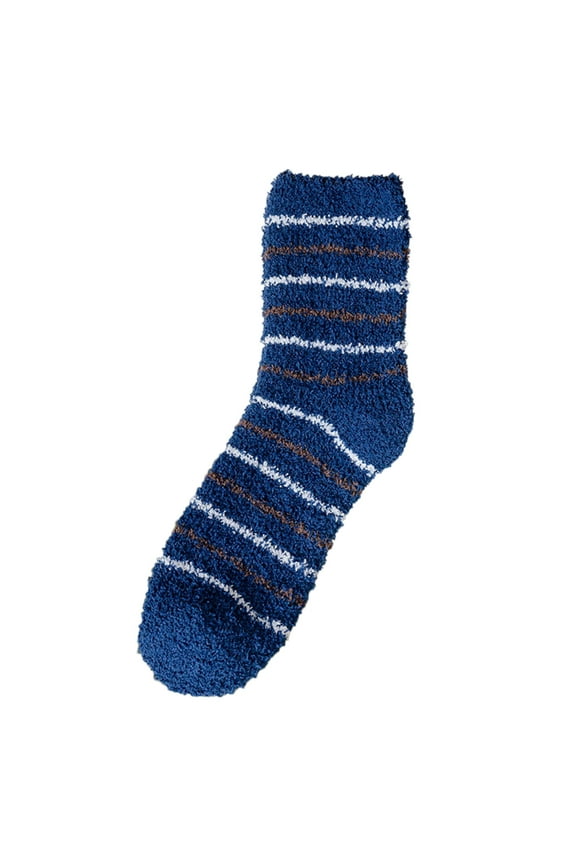 Fuzzy Socks Christmas Gifts Mid Socks Mens Winter Socks Thermal Socks for Men Warm Winter Socks Crew Socks for Men Navy One Size