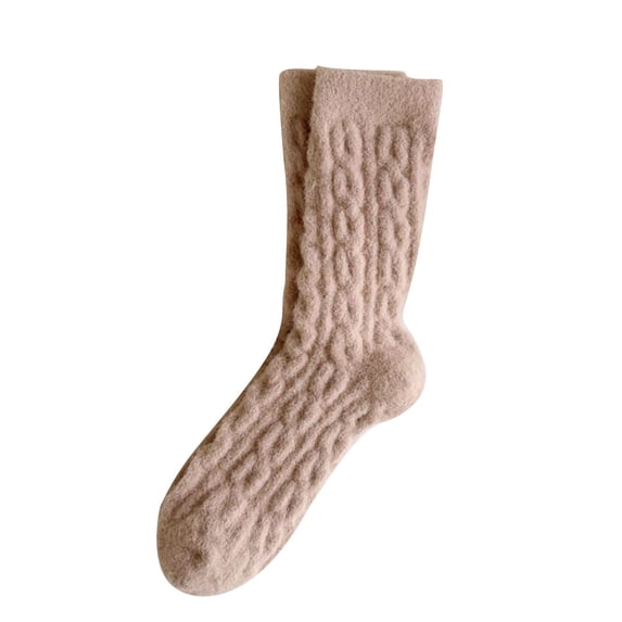 iHPH7 Fuzzy Socks for Women Plush Socks Winter Socks for Women Fluffy Socks Sleep Socks Fuzzy Grippy Socks Woman Cute Fuzzy Socks for Women Khaki One Size