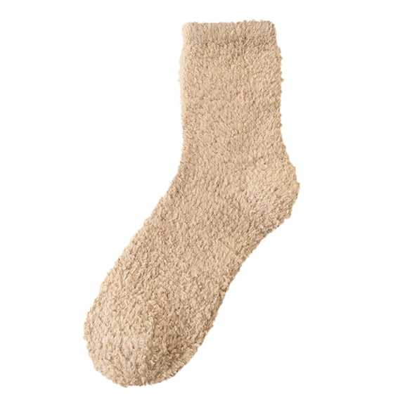 iHPH7 Fuzzy Socks Women Thick Fuzzy Socks Fuzzy Slipper Socks Cute Crew Socks for Women Slippers Socks Warm Fuzzy Socks for Women Plush Socks B One Size