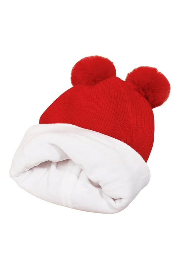 Hat with Scarf Attached Winter Scarf Windproof Scarf Hats Winter Hats for Kids Toddler Beanie Toddler Winter Hat Baby Winter Hat Scarf Set Red One Size