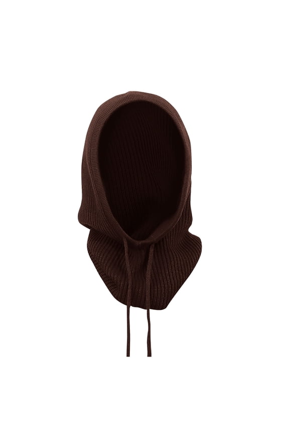 Hat Scarf Hooded Scarf for Women One Piece Cold Scarf Hats Hat and Scarf Set for Women Windproof Scarf Hats Hat with Scarf Attached Winter Accessories for Women Coffee One Size