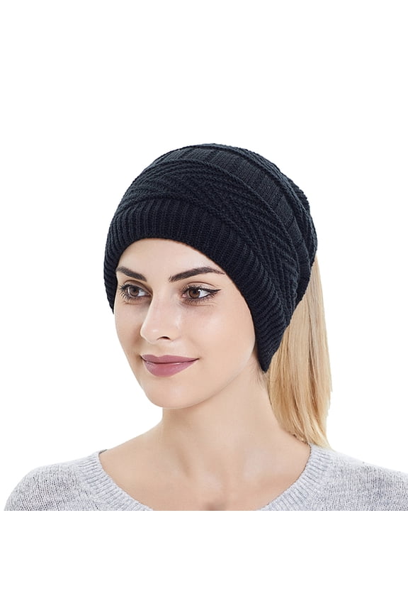 Hat and Scarf Set for Women Winter Scarf Hat with Scarf Attached Hooded Scarf for Women Windproof Scarf Hats Christmas Gifts Neck Warmer Black One Size