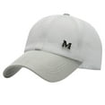 thumbnail image 1 of iHPH7 Hat for Women Womens Hats Summer Cap for Women Baseball Caps for Men Trucker Hat, White A, 1 of 5