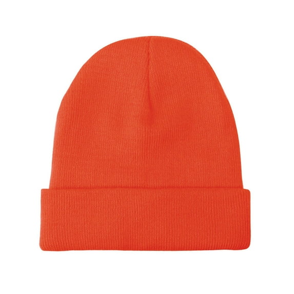 iHPH7 Hats for Women Winter Caps for Women Mens Beanies for Winter Wool Hat Skull Cap Women Wool Beanies for Men Winter Hats for Men Orange One Size