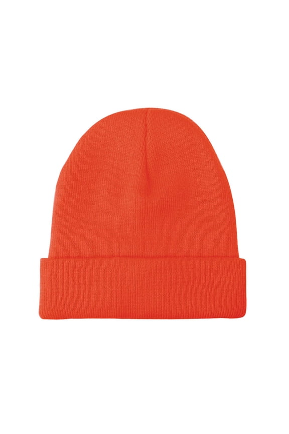 Hats for Women Winter Caps for Women Mens Beanies for Winter Wool Hat Skull Cap Women Wool Beanies for Men Winter Hats for Men Orange One Size