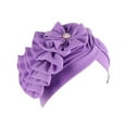 thumbnail image 1 of iHPH7 Head Coverings for Women Chemo Cancer Headwear for Women Cancer Hats for Women Chemo Cancer Head Wraps for Women Head Wraps for Black Women, Purple One Size, 1 of 7