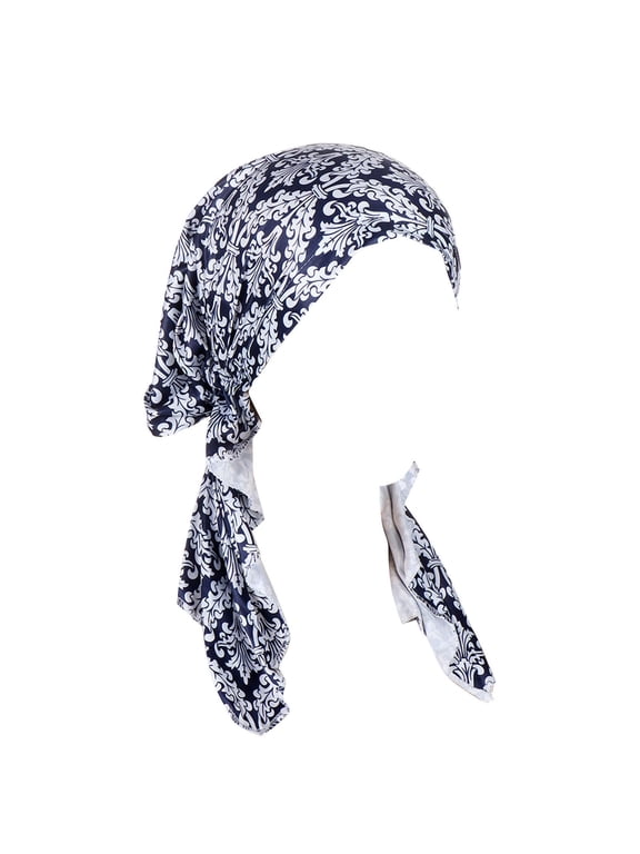Head Scarf Hair Turban Head Coverings for Women Head Wraps for Cancer Patients Women Hair Accessories for Women, Navy One Size
