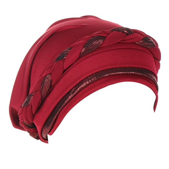 iHPH7 Head Turbans for Women Headbands for Women Cancer Head Wraps for Women Chemo Caps for Women Cancer Headwear for Women Chemo, Wine One Size
