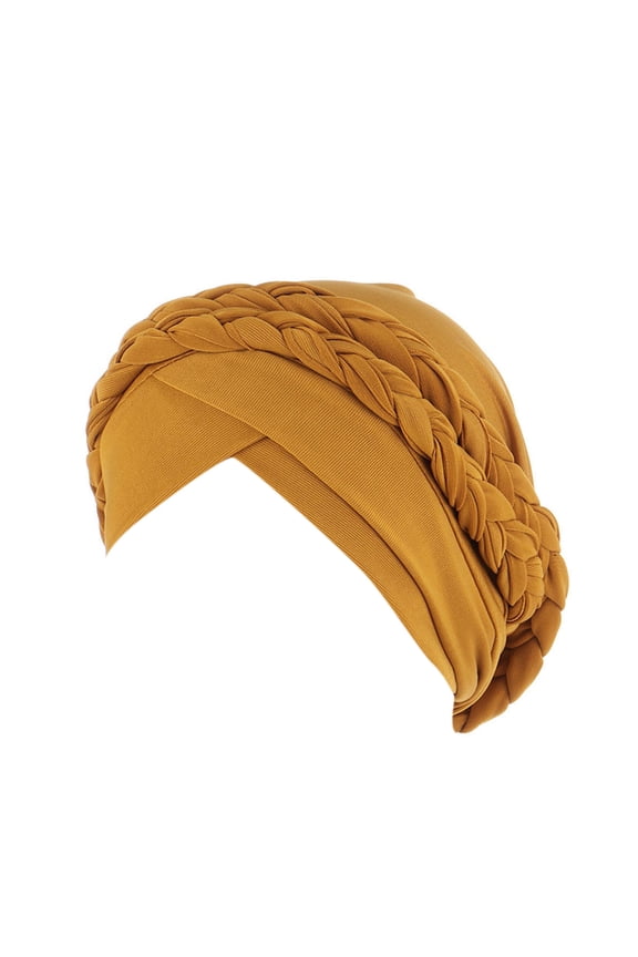 Head Wrap Scarf Head Wraps for Black Women Pre Tied Head Scarf for Women Hair Scarf Head Covers for Chemo Patients, Yellow One Size