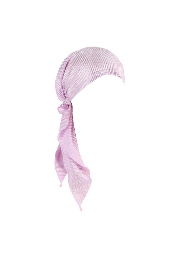 Head Wrap Scarf Hijab Scarf for Women Scarf for Women Head Wrap Hair Accessories for Women Pre Tied Head Scarf for Women, Purple One Size