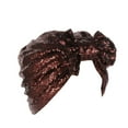 thumbnail image 1 of iHPH7 Head Wraps for Black Women Chemo Turbans for Women Hair Turban Headbands for Women Hair Scarf, Coffee One Size, 1 of 4
