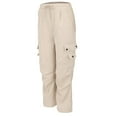 thumbnail image 1 of iHPH7 High Waisted Pants for Women Baggy Cargo Pants Women Elastic Waist Pants for Women Track Pants Women Pantalon Cargo Mujer Baggy Pants Womens Fall Clothing Beige L, 1 of 8