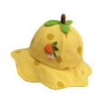 thumbnail image 1 of iHPH7 Kids Camping Hat Kids Sun Hats with Uv Protection Fishing Bucket Hat Summer Hats for Kids Bucket Hat with Strings, Yellow One Size, 1 of 3