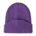thumbnail image 1 of iHPH7 Knit Beanie Wool Beanies for Men Beenies Hats Beanie Warm Hats for Women Watch Cap Y2k Beanie Purple One Size, 1 of 3