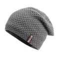thumbnail image 1 of iHPH7 Knit Cap Winter Beanie Wool Beanies for Men Winter Hats for Men Beenies Hats Mens Hats Slouchy Beanie for Women Gray One Size, 1 of 4