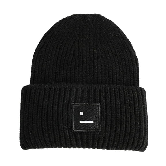 iHPH7 Knit Hat Winter Accessories for Women Mens Beanies for Winter Skull Beanie Wool Hats for Men Winter Hat Winter Hats for Men Black One Size