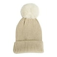 thumbnail image 1 of iHPH7 Knit Hat Y2k Beanie Skull Hat Slouchy Beanie Mens Beanies for Winter Wool Beanies for Men Winter Beanie Beige One Size, 1 of 3