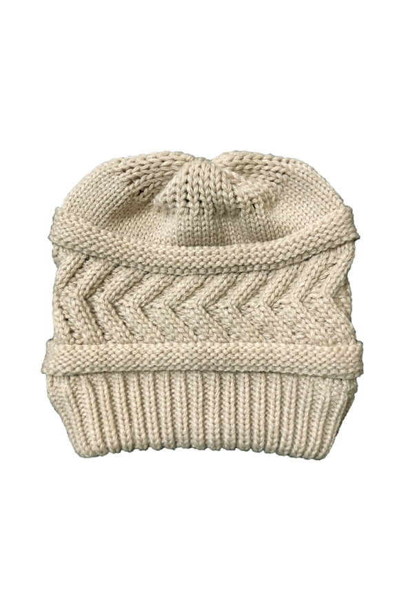 Knitted Beanie Watch Cap Knitted Hat Winter Accessories for Women Wool Beanies for Men Skull Caps for Men Beige One Size