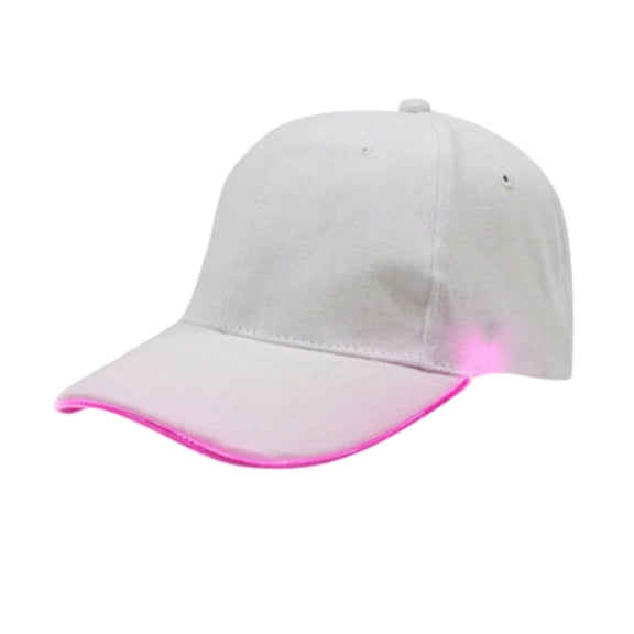 iHPH7 Led Hat Light Up Hat Baseball Cap Rave Hat Funny Hats, Pink One Size