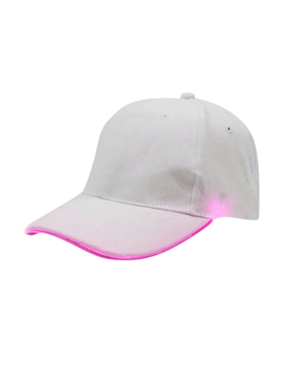 Led Hat Light Up Hat Baseball Cap Rave Hat Funny Hats, Pink One Size